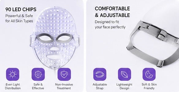 GlowVeil Pro™ LED Therapy Mask